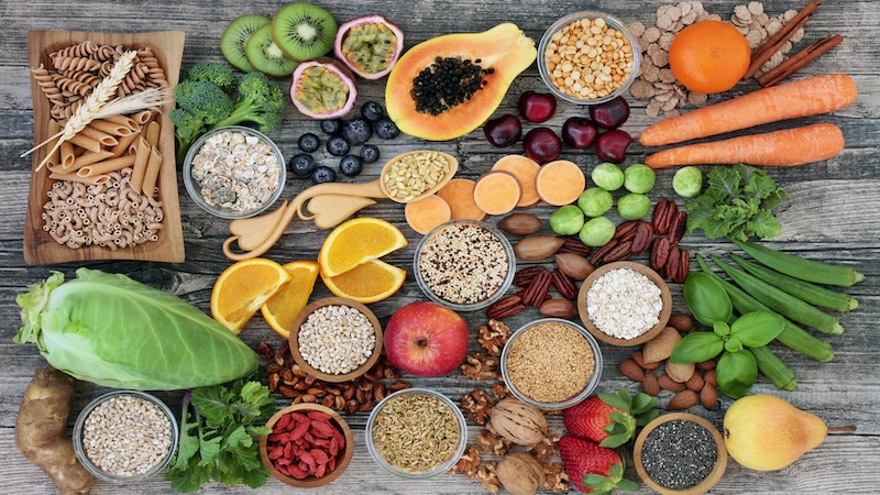 A plethora of healthy foods that will boost your fiber