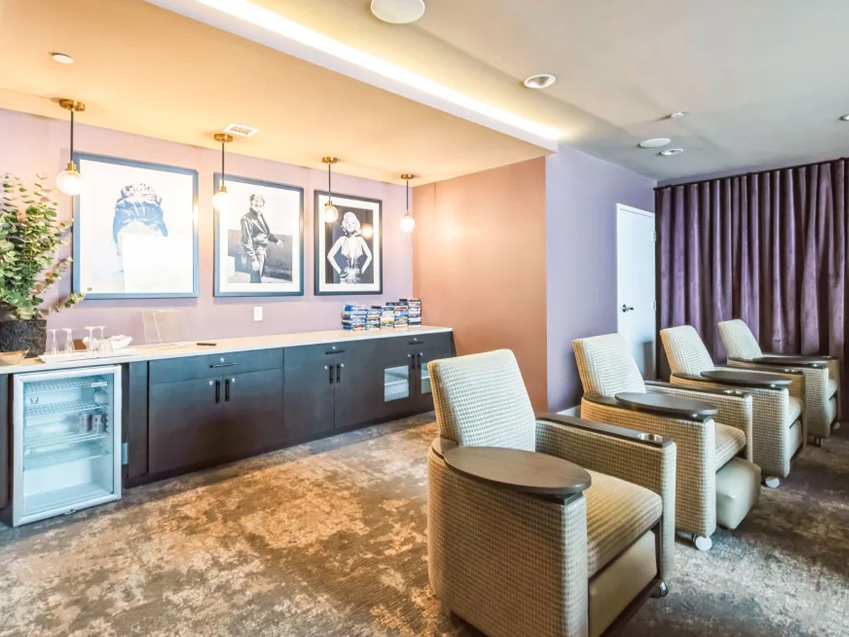 The Barclay at Midlothian Movie Room