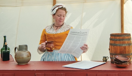 Reenactor of the Edenton Tea Party, for America 250 NC