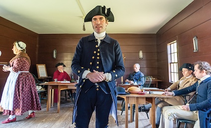 Reenactment at Historic Halifax for America 250 NC