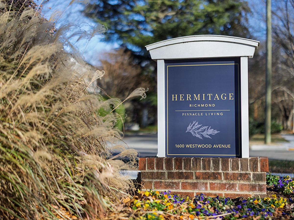 Hermitage Richmond Outdoor Sign