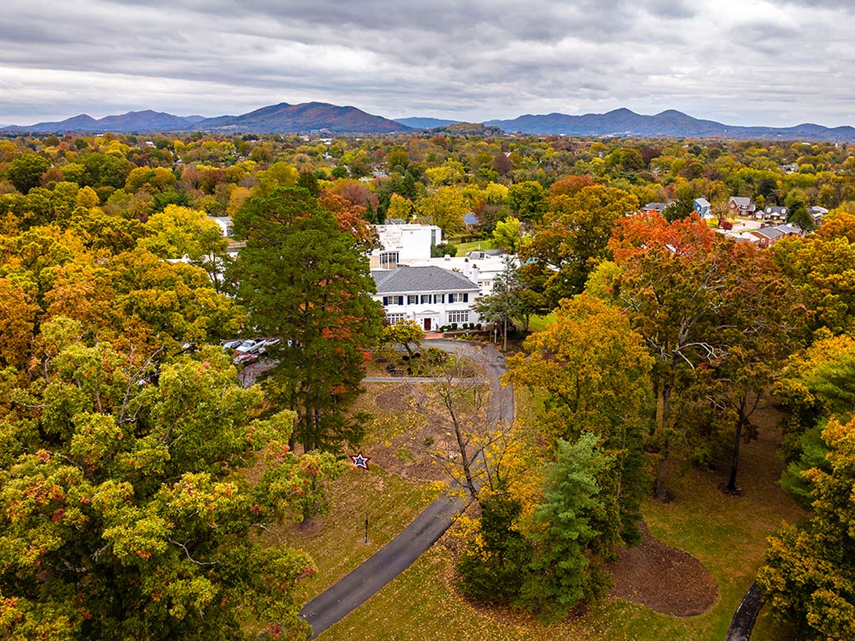 Hermitage Roanoke Aerial View