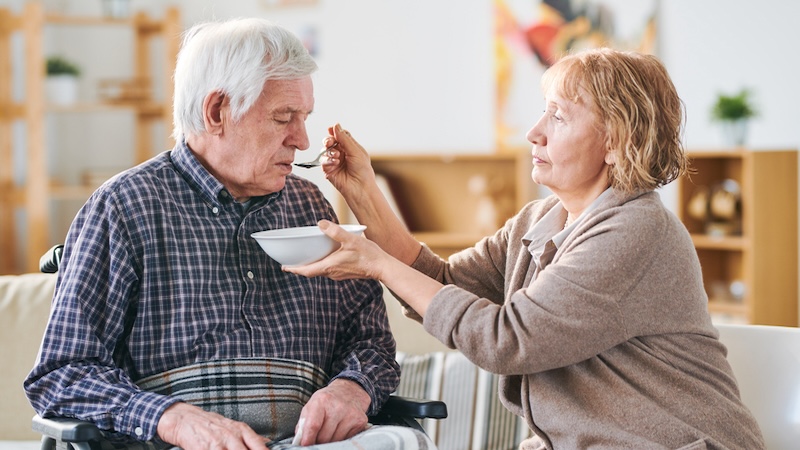 A wife being a caregiver for her husband but she incurred the caregiver penalty.