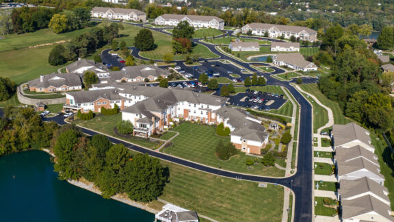 Madonna Manor aerial view