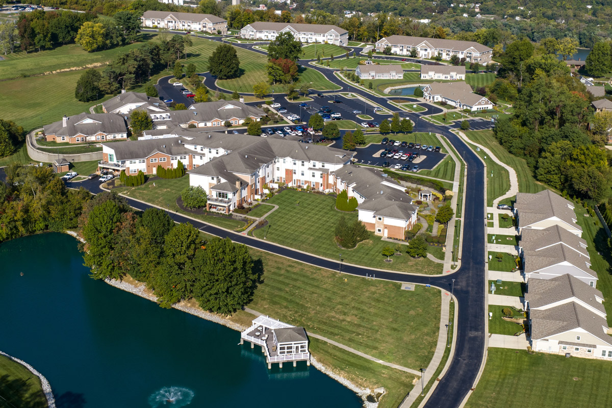 Madonna Manor aerial view