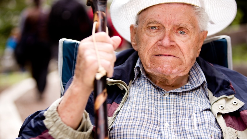 The sons need to help their dad, an aging and grumpy old man. Tyler Olson