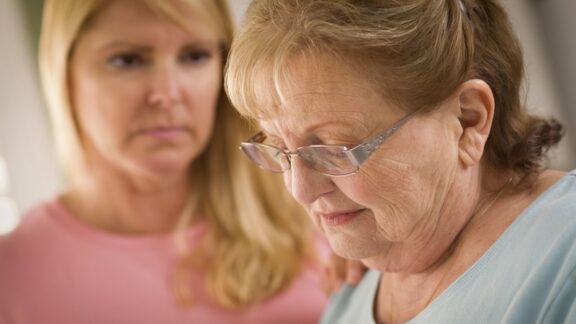 A grown daughter is worried that her senior parent refuses in-home help. Feverpitched