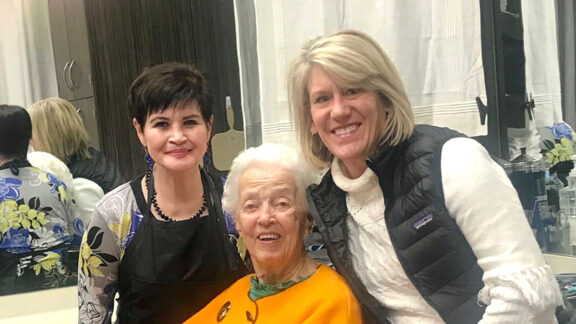 Naborforce Senior Lady and Friend at Salon