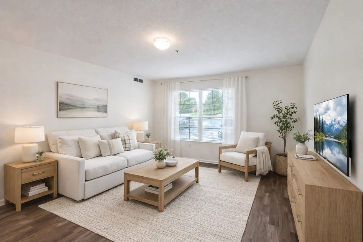 Wellington Village living room