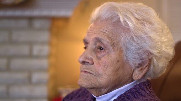A stubborn elberly mom refuses outside help