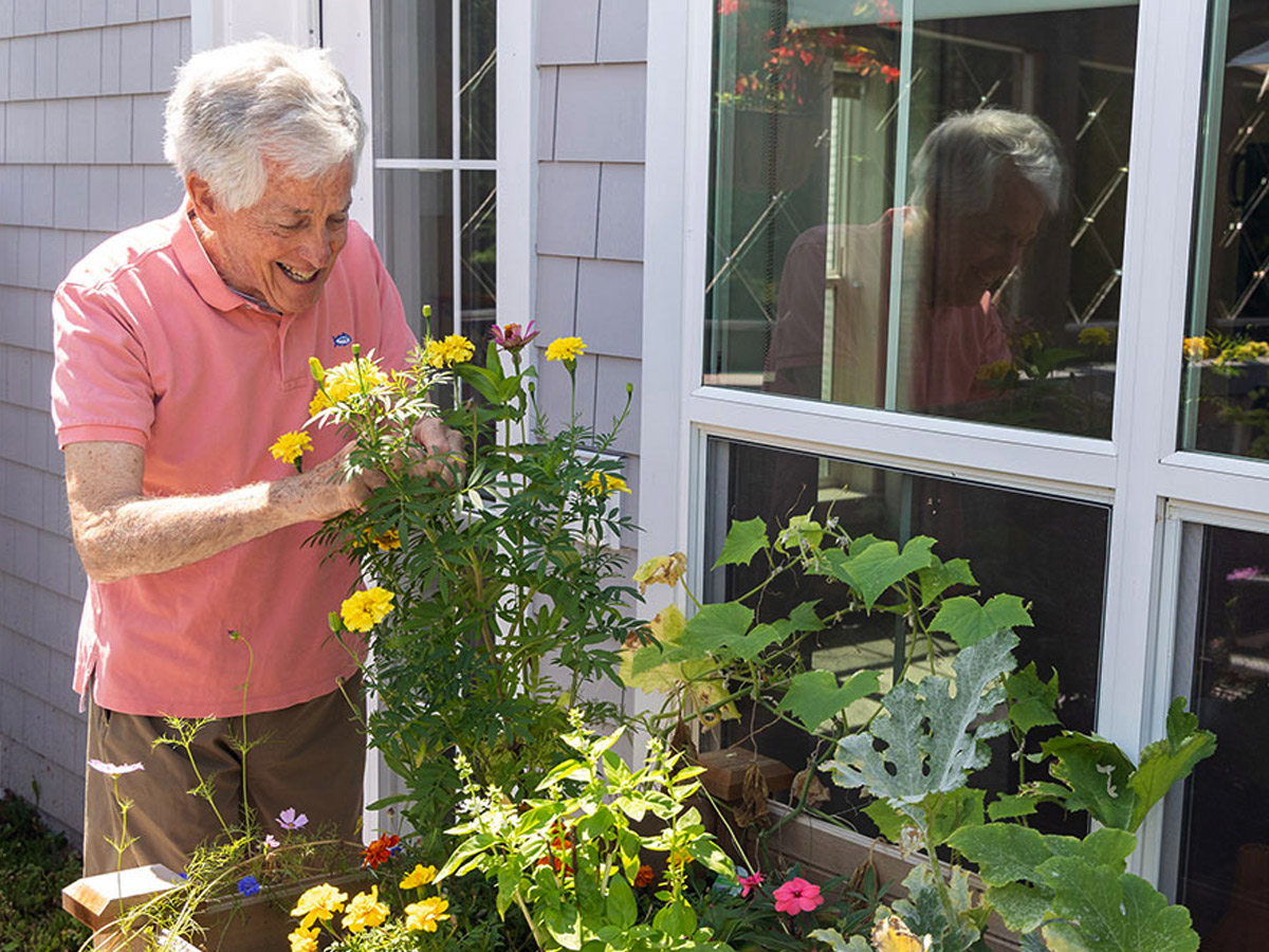 Maplewood at Mill Hill Man Gardening