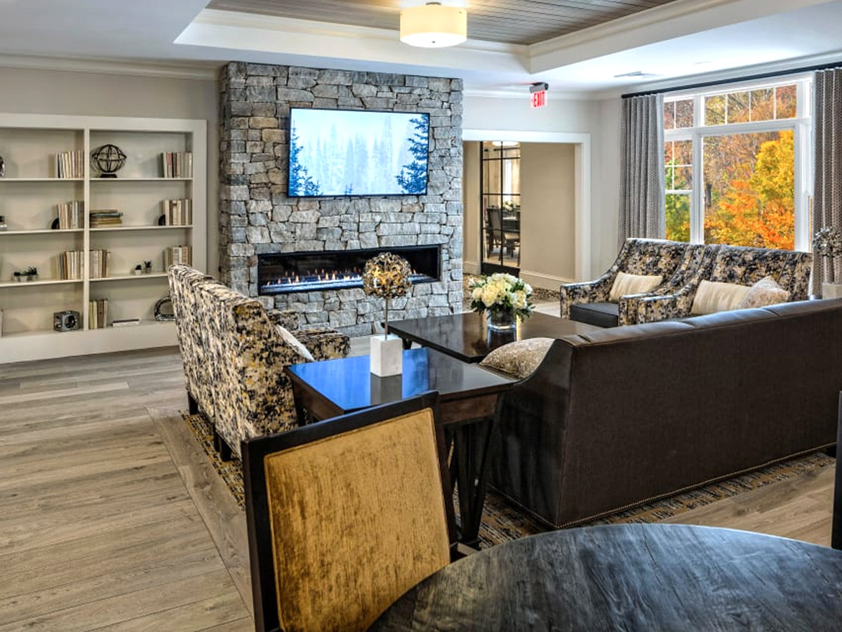 Maplewood at Weston Community Living Room