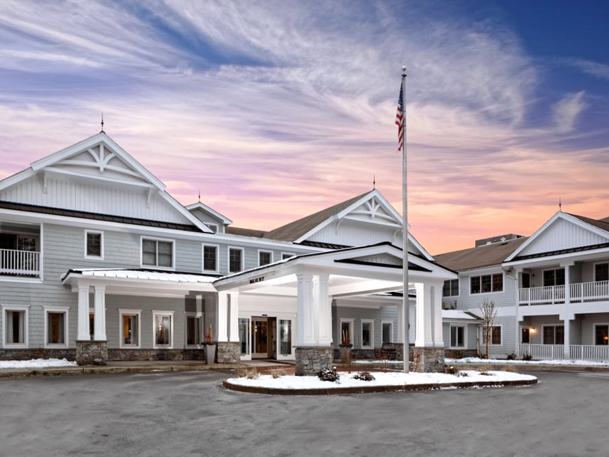 Maplewood at Weston Exterior at Dusk