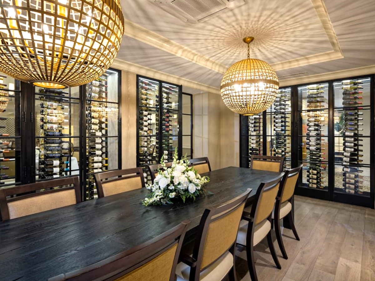 Maplewood at Weston Private Wine Room