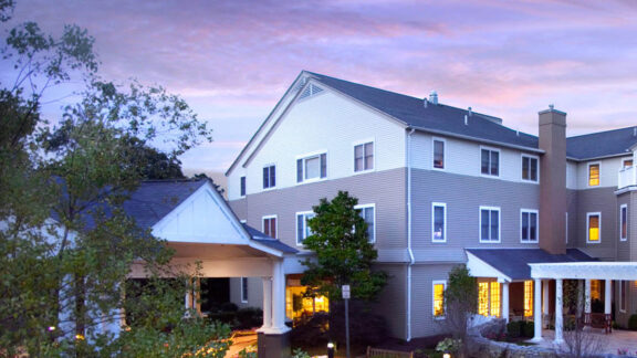 Maplewood at Orange Exterior at Dusk