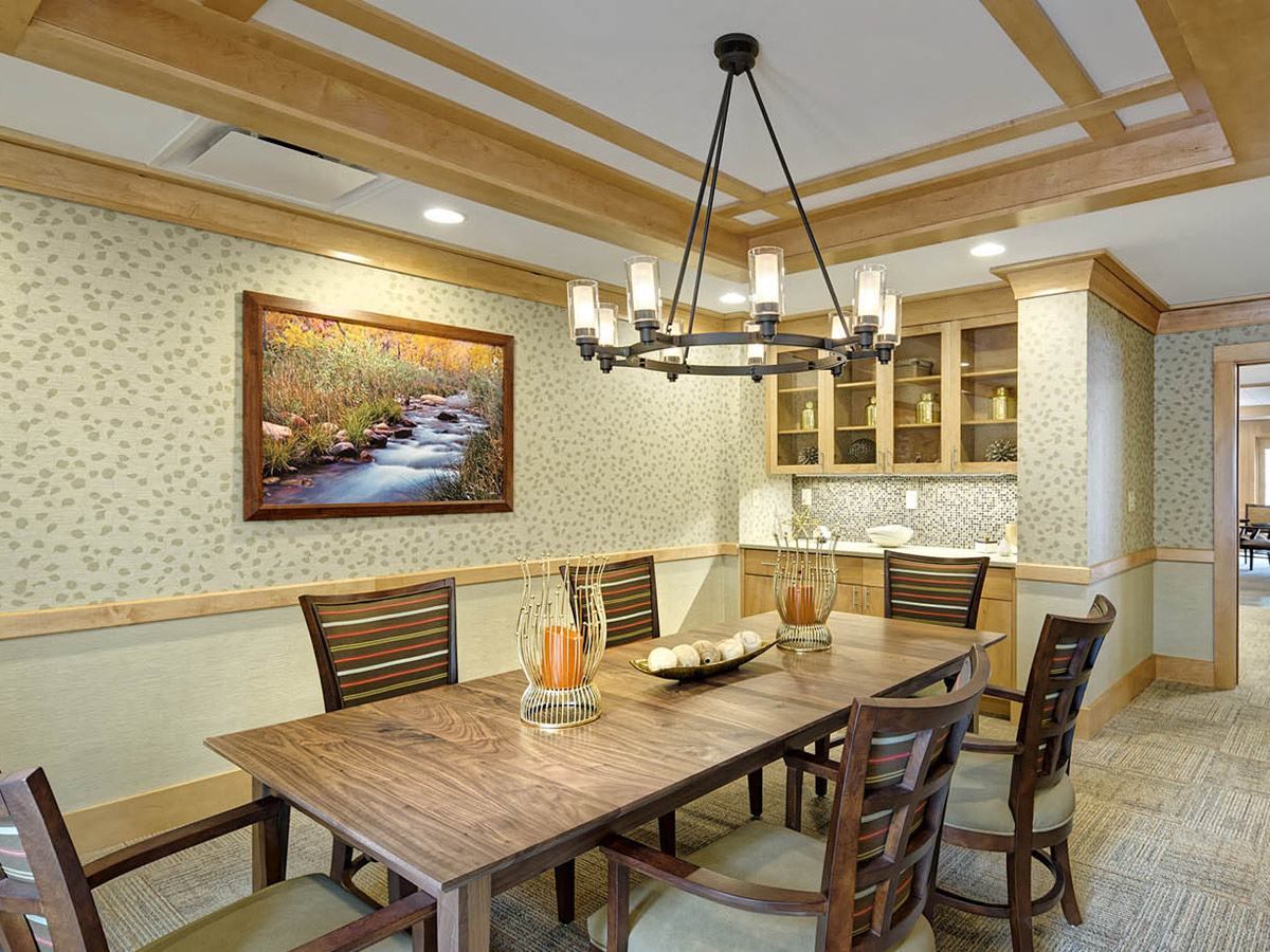 Maplewood at Newton Private Dining Room