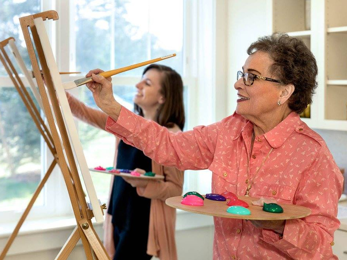 Maplewood at Darien Lady Painting