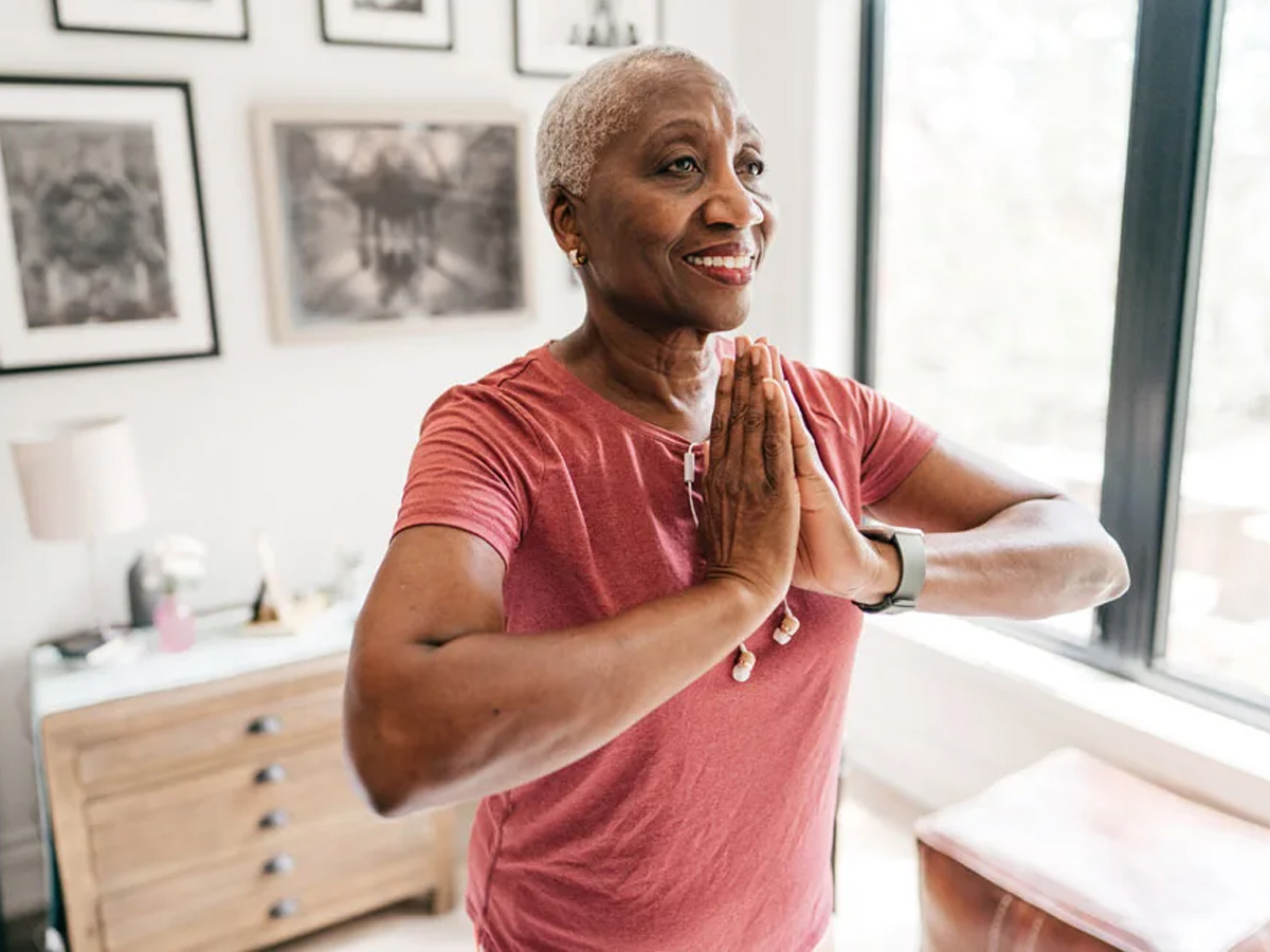Inspir Carnegie Hill Lady Doing Yoga