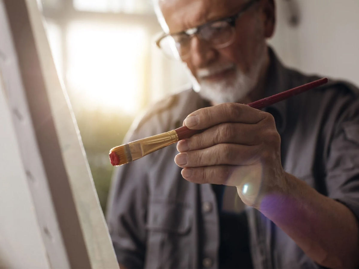Inspir Carnegie Hill Man Painting