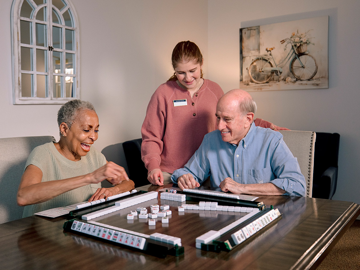Hermitage Deep Run Friends Playing Board Game