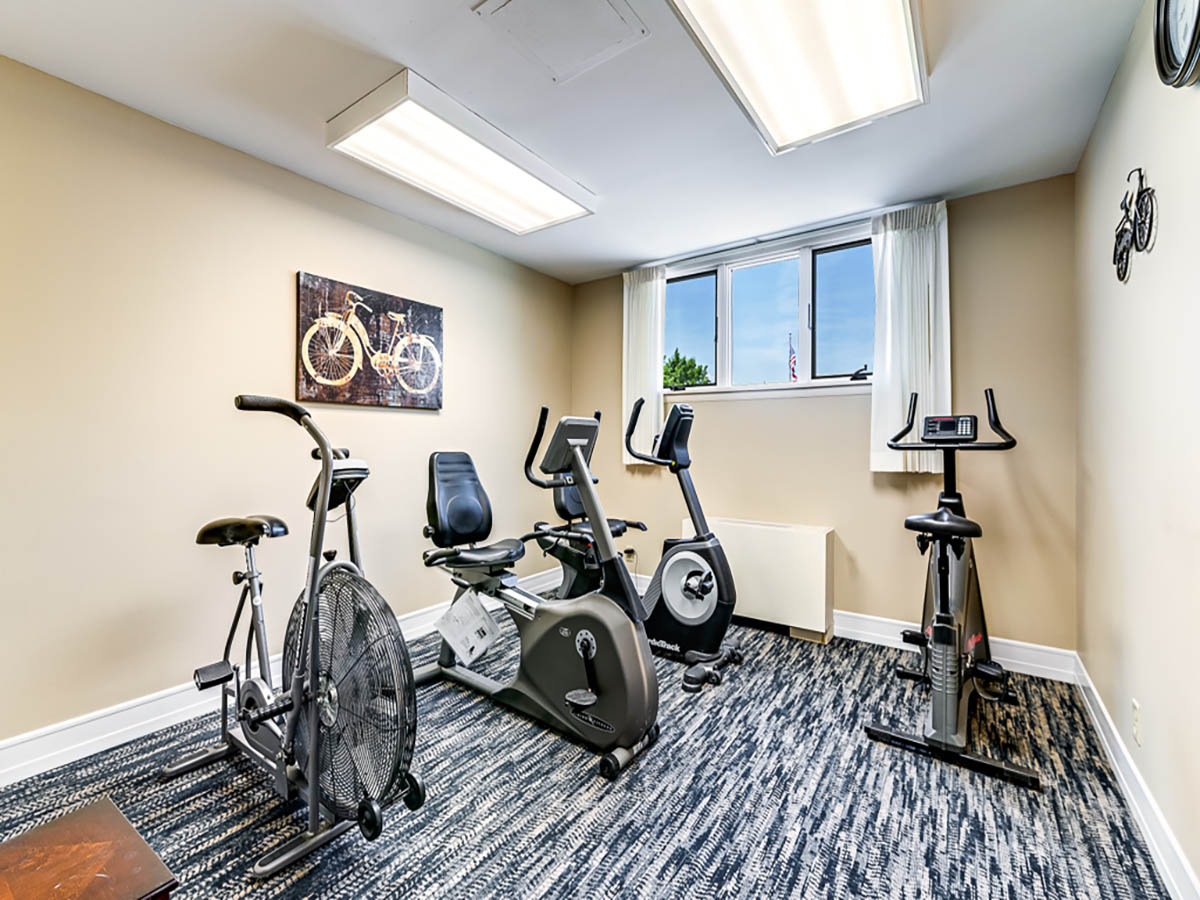 Winter Village Health and Fitness Area