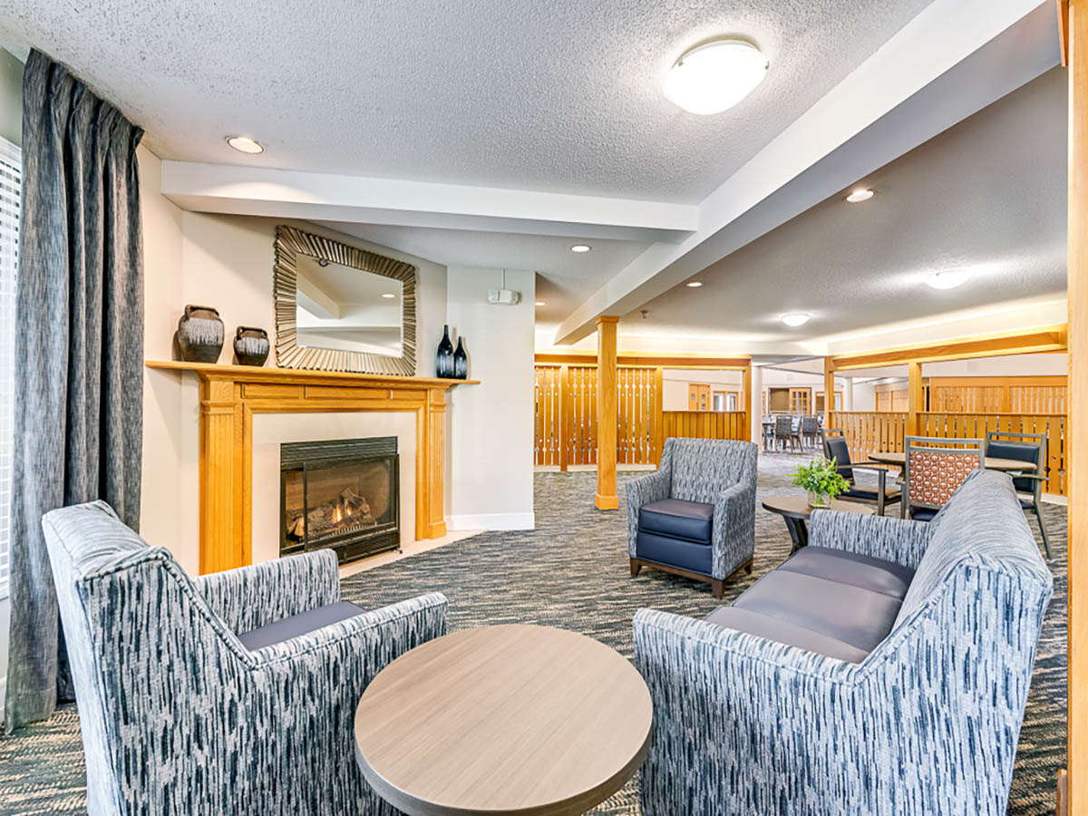 Winter Village Seating Area