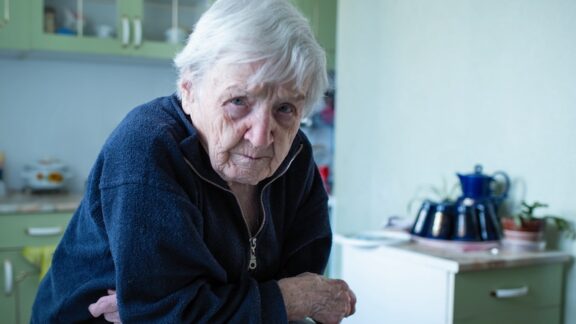 A senior mother angry as a daughter struggles with setting boundaries in caring for her.