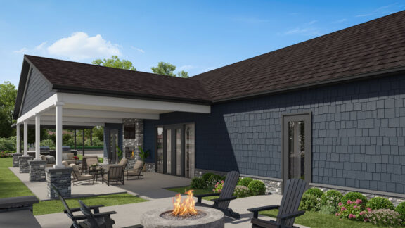 Arlowe Provision Living Veranda with grill