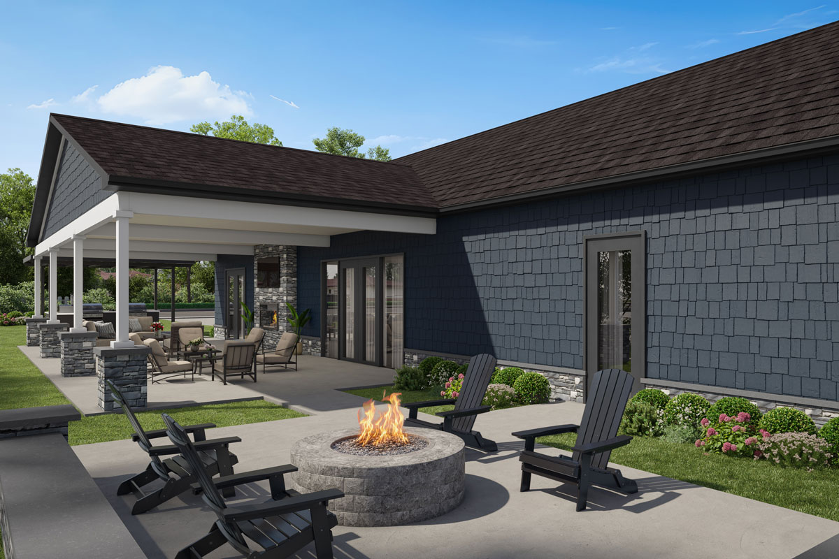 Arlowe Provision Living Veranda with grill