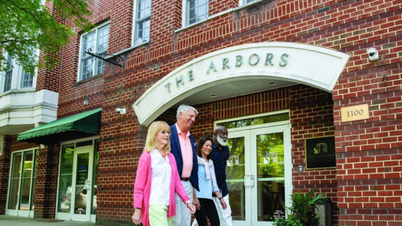 The Arbors Friends Walking