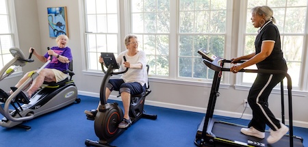 At Commonwealth Senior Living, a smartwatch for seniors helps residents participate in activity programs