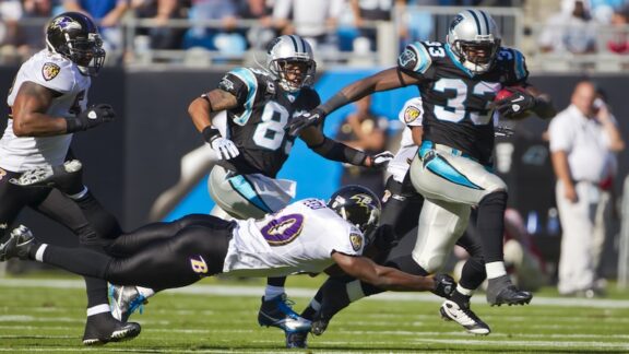 North Carolina sports: Carolina Panthers vs. Baltimore Ravens. Walter Arce