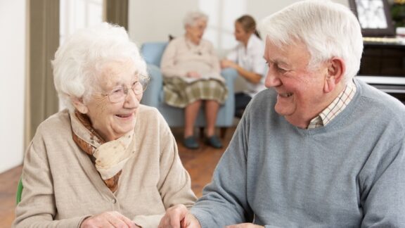 Senior center with a carefully tailored physical environment for seniors. Monkey Business Images