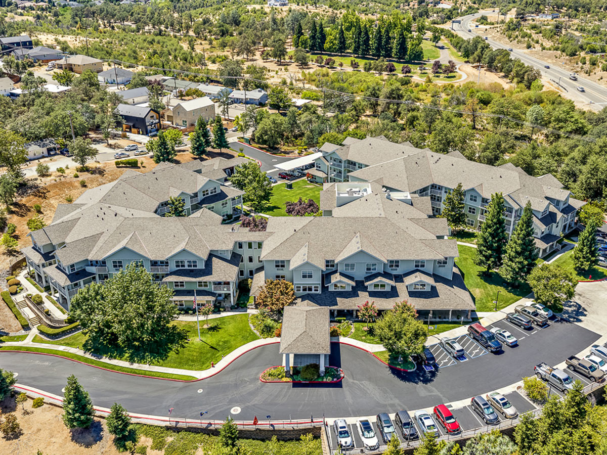 Shasta Estates Aerial View