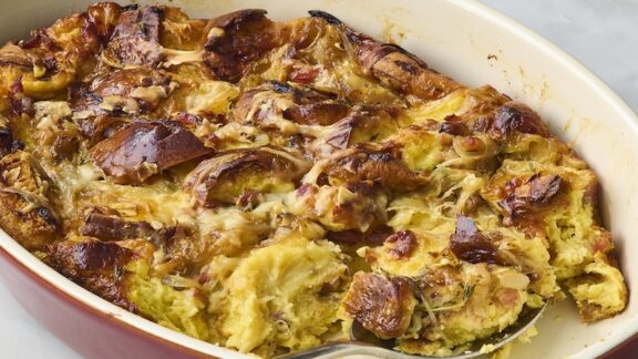A delicious make-ahead breakfast casserole
