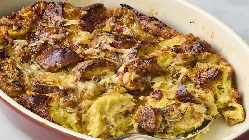 A delicious make-ahead breakfast casserole