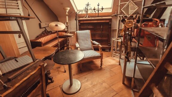 Leaving a legacy doesn't necessarily mean giving your heirs antique furniture like this, gathering dust in an attic