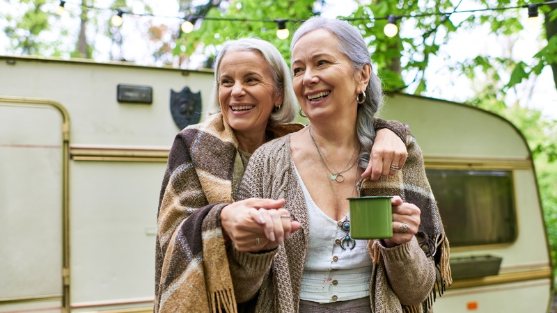 Lesbian couple, among today's LGBTQ+ seniors. Lightfieldstudiosprod