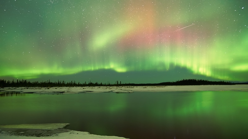 The northern lights, one of many great winter weather getaways