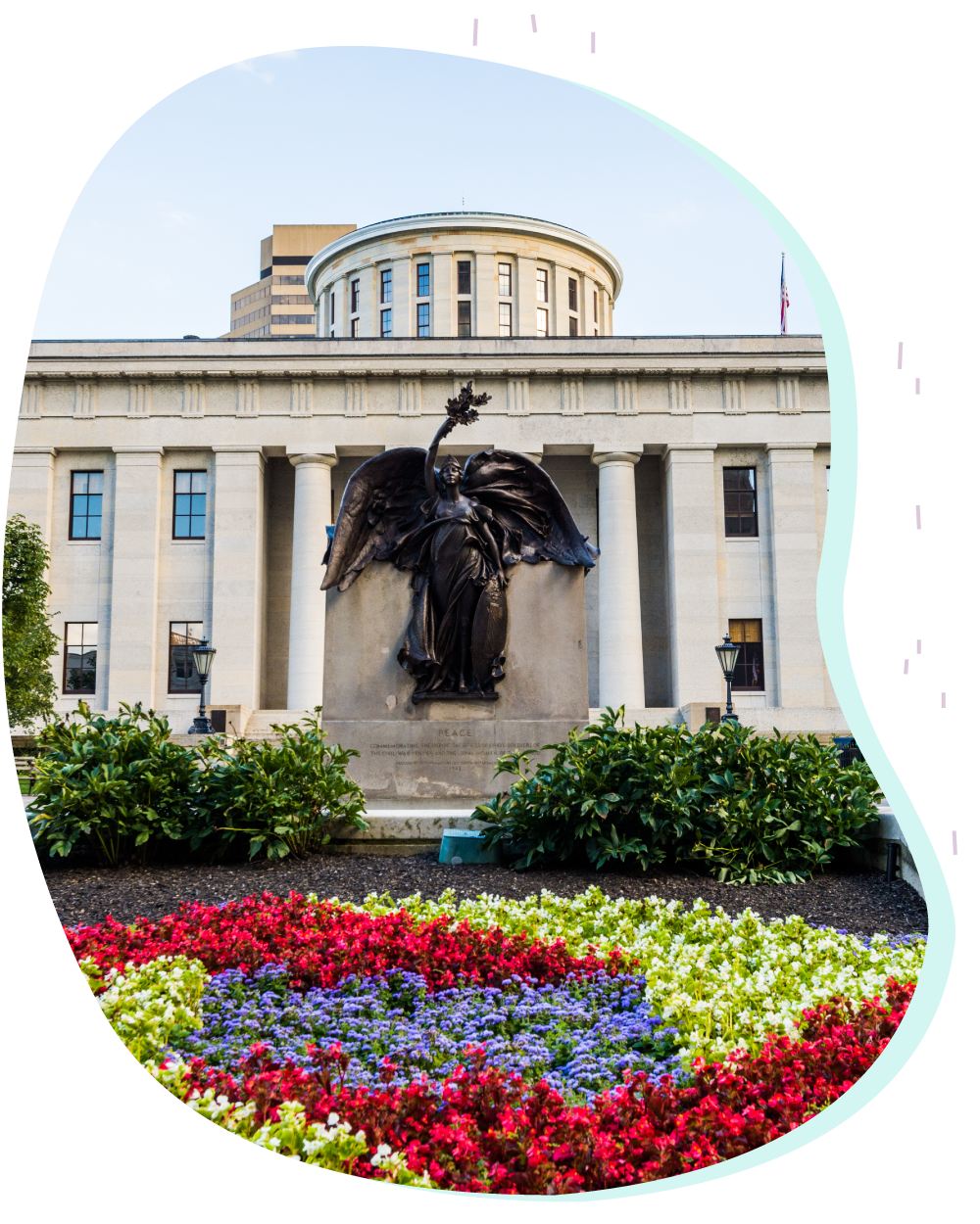 Ohio statehouse in Columbus Ohio